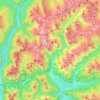 Cimolais topographic map, elevation, terrain
