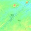 Congo topographic map, elevation, terrain