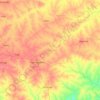 Gourma topographic map, elevation, terrain