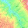 Carhuaz topographic map, elevation, terrain