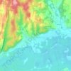 Cervià de Ter topographic map, elevation, terrain