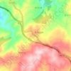 O Castro topographic map, elevation, terrain