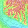 Ștefănești topographic map, elevation, terrain