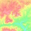 Fika topographic map, elevation, terrain