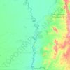Porto Murtinho topographic map, elevation, terrain