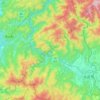 Kuma County topographic map, elevation, terrain