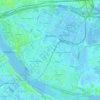 Hoogvliet Rotterdam topographic map, elevation, terrain