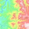 Filadelfia topographic map, elevation, terrain