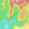 Bottom Creek Gorge Preserve topographic map, elevation, terrain