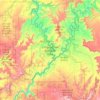 Canyonlands National Park topographic map, elevation, terrain