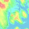 Lamoine topographic map, elevation, terrain