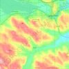 Town of Busti topographic map, elevation, terrain