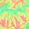 丹娘乡 topographic map, elevation, terrain