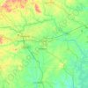 Catawba County topographic map, elevation, terrain