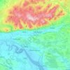 Clackmannanshire topographic map, elevation, terrain