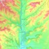 Biscarrués topographic map, elevation, terrain