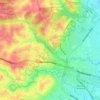 Ubungo topographic map, elevation, terrain