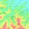 Verucchio topographic map, elevation, terrain
