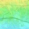 Wates topographic map, elevation, terrain