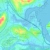 Marismas Negras topographic map, elevation, terrain