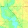 Woolstock topographic map, elevation, terrain