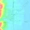 Bloomington topographic map, elevation, terrain