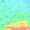 Eastern topographic map, elevation, terrain
