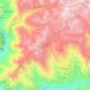 Tawang topographic map, elevation, terrain