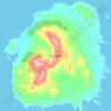 Isla Lennox topographic map, elevation, terrain