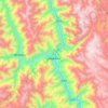 拖顶傈僳族乡 topographic map, elevation, terrain