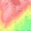 Mille Lacs County topographic map, elevation, terrain