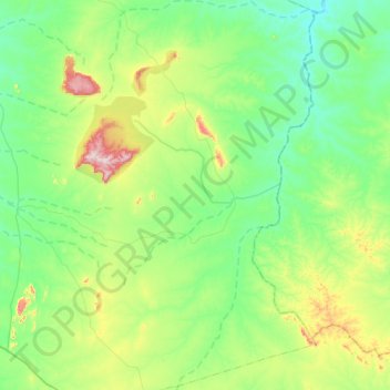 Patamuté topographic map, elevation, terrain
