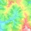Anievas topographic map, elevation, terrain