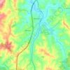 Bombarral e Vale Covo topographic map, elevation, terrain