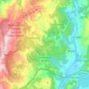 Carballeda de Avia topographic map, elevation, terrain