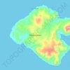 Pulau Damer topographic map, elevation, terrain