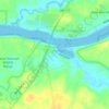 Chesapeake City topographic map, elevation, terrain