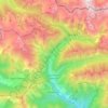 Saint-Martin-Vésubie topographic map, elevation, terrain