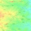 Kangeyam topographic map, elevation, terrain