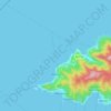 Poloa topographic map, elevation, terrain