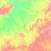 Dom Inocêncio topographic map, elevation, terrain