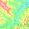 Lunano topographic map, elevation, terrain
