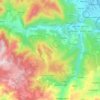 Zerqan topographic map, elevation, terrain