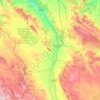 Jiloca topographic map, elevation, terrain