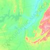 Icó topographic map, elevation, terrain