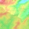 Saint-Genest topographic map, elevation, terrain