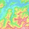 Nidwalden topographic map, elevation, terrain