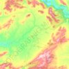 Saceruela topographic map, elevation, terrain