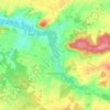 Thoury-Férottes topographic map, elevation, terrain