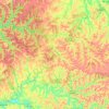 Wolfe County topographic map, elevation, terrain